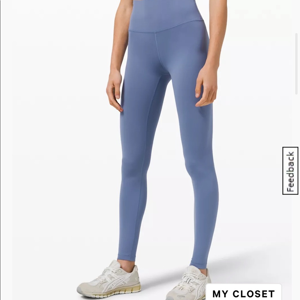 lululemon athletica High-Rise Full-Length Leggings in Dusty Blue